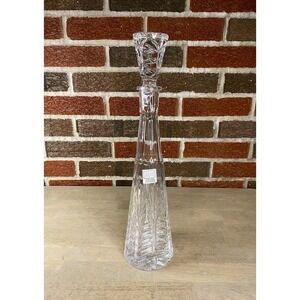 Fifth Avenue Crystal 24% Lead Crystal Decanter 20 oz 16 inch Tall Made In Poland